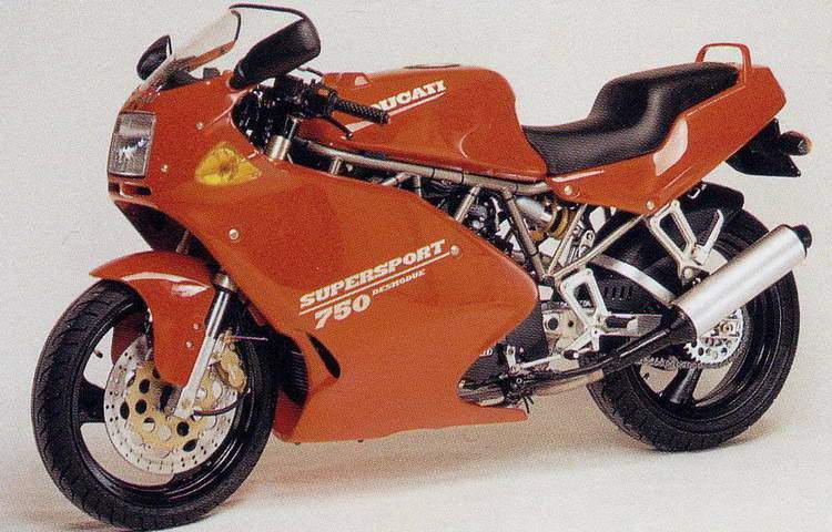Ducati Supersport 600-750-900 マニュアル 130 1993 Ducati 750SS